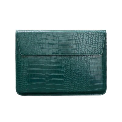 CrocoTech Laptop Sleeve - 11 - 12 inches, Dark Green
