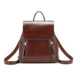 ModaFlex Leather Backpack