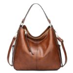 Chic Leather Hobo Bag - Fashionable Women's Handbag